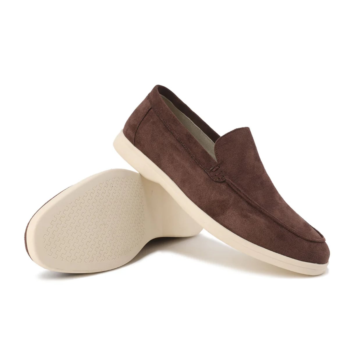 men's slip-on loafers in brown