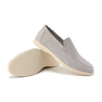 men's slip-on loafers in gray