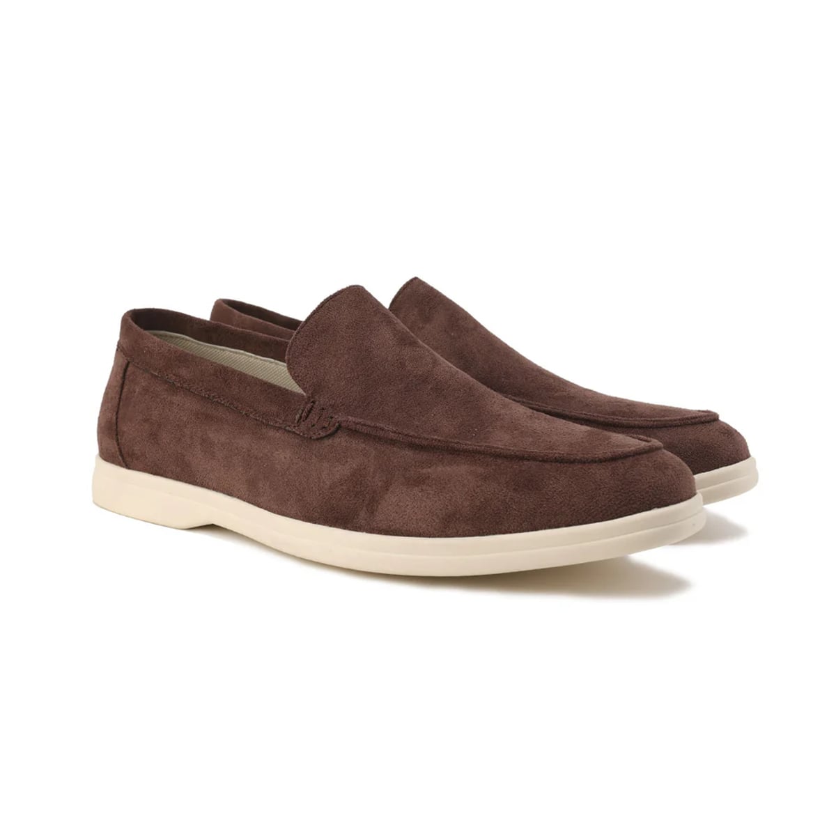 men's slip-on loafers in brown