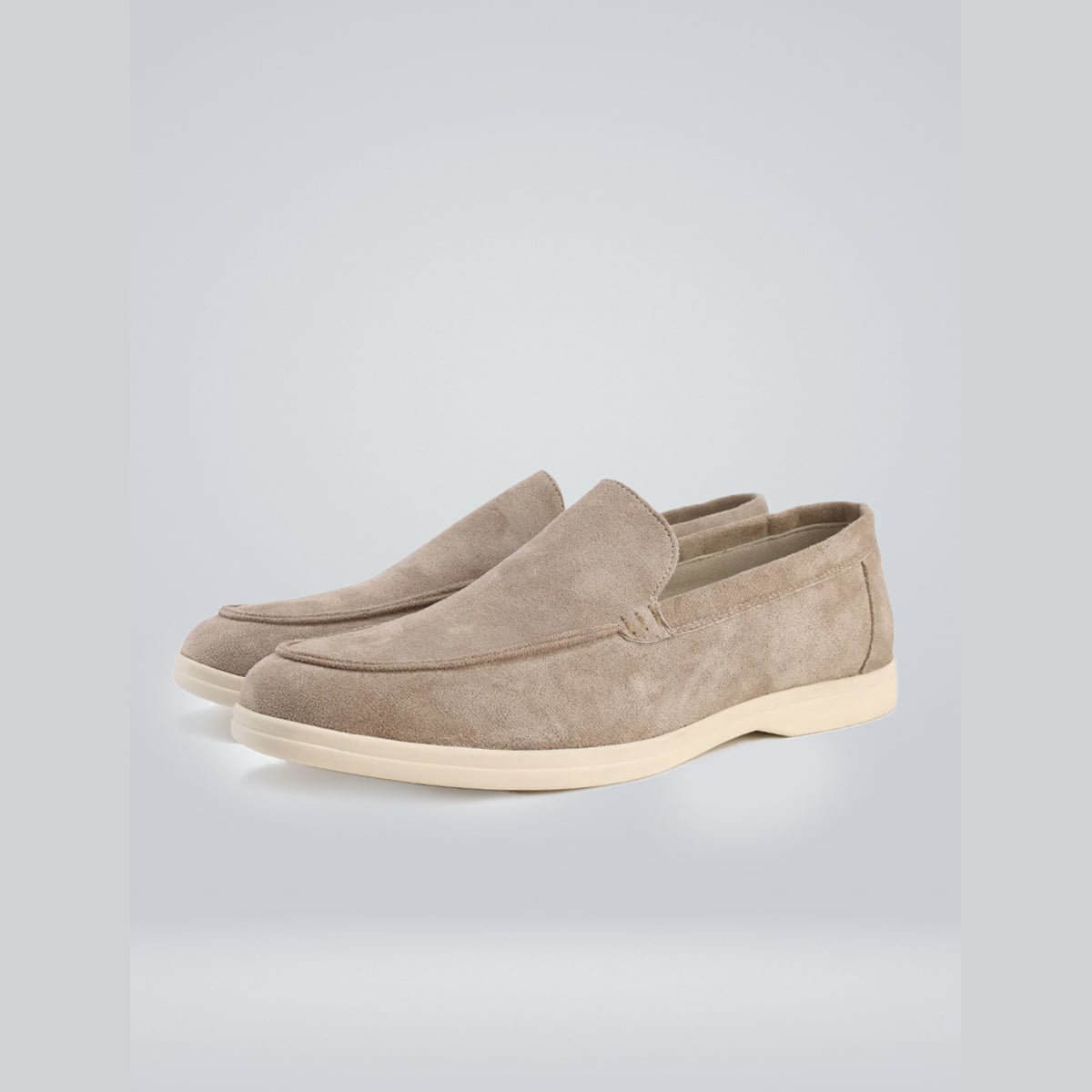 men's slip-on loafers in caramel