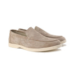 men's slip-on loafers in caramel