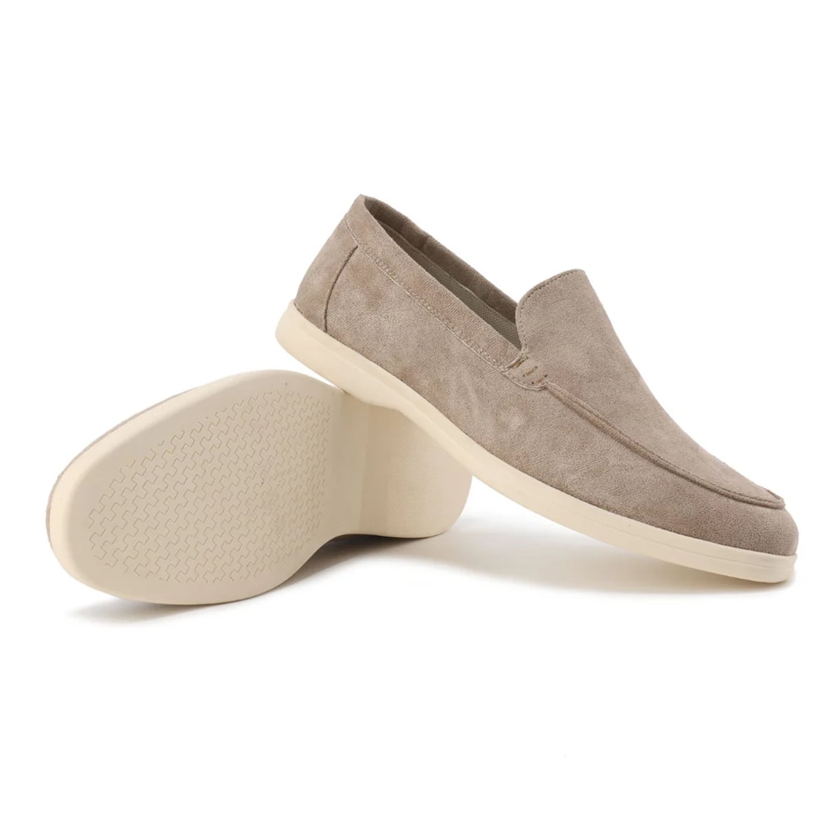 men's slip-on loafers in caramel