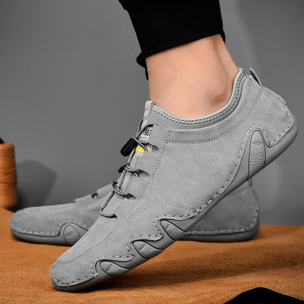 men's slip-on suede moccasins