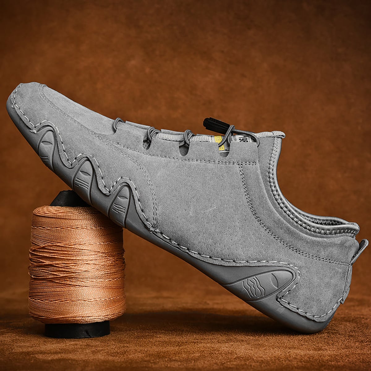 men's slip-on suede moccasins