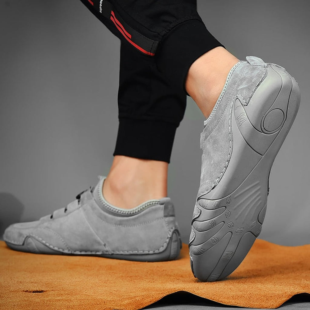 men's slip-on suede moccasins