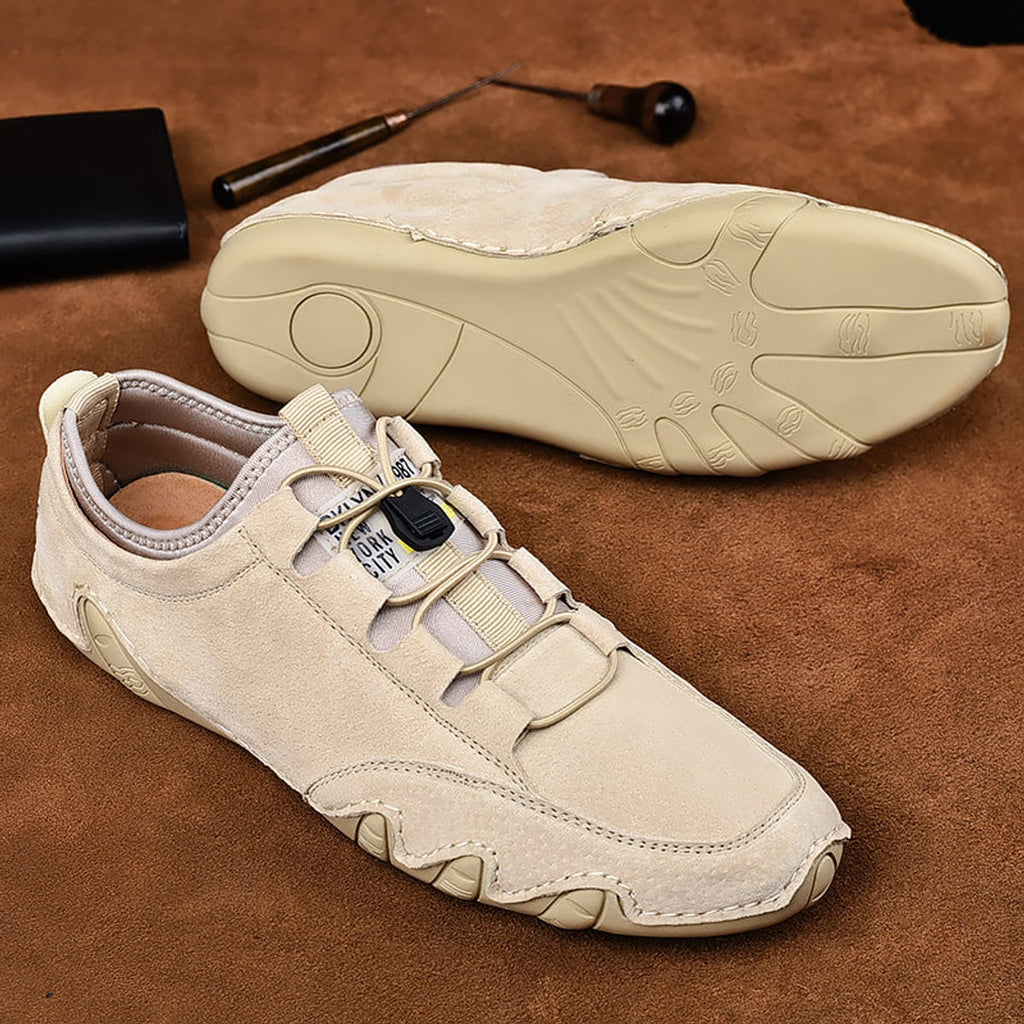 men's slip-on suede moccasins