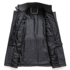 men's stand collar overcoat