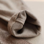 men's tapered herringbone trousers
