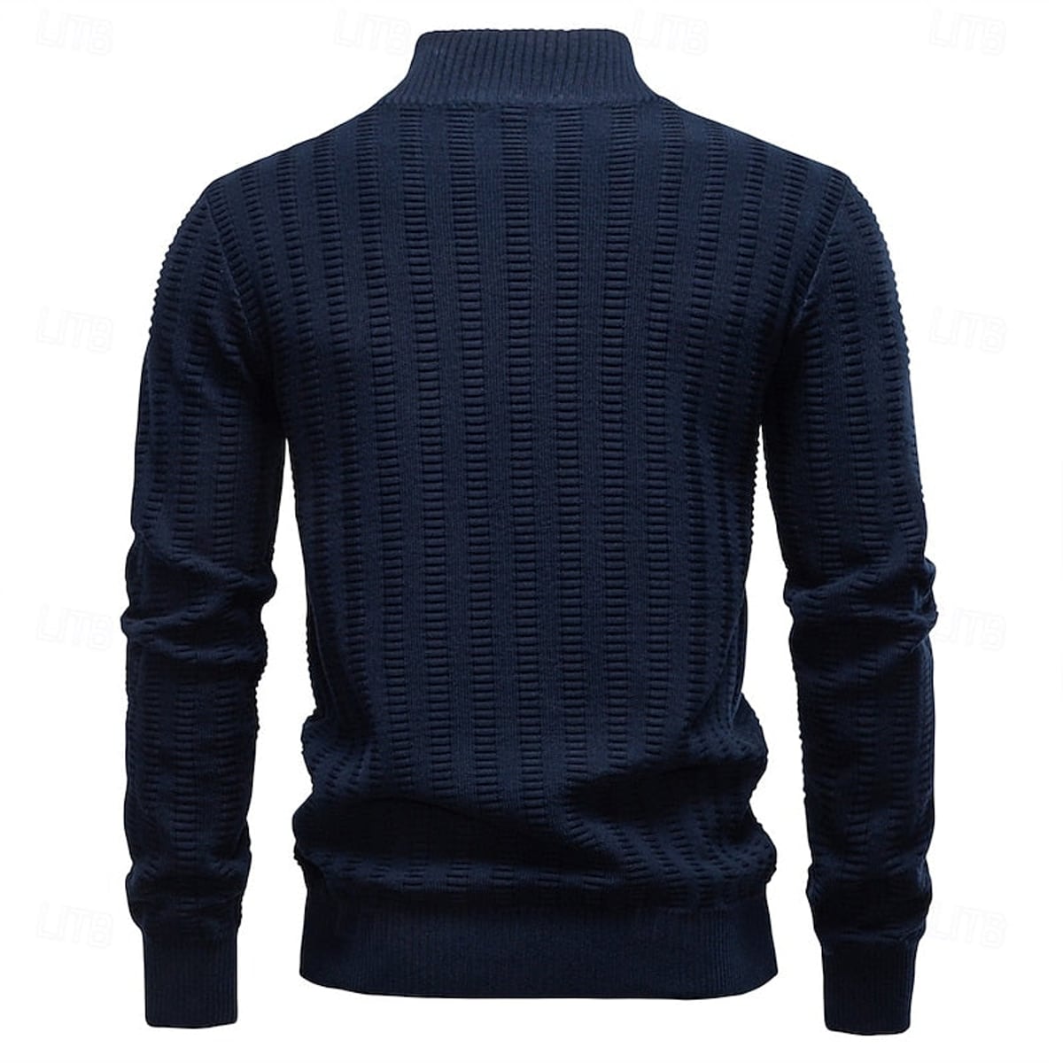 men's textured half-zip sweater