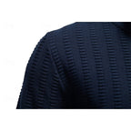 men's textured half-zip sweater