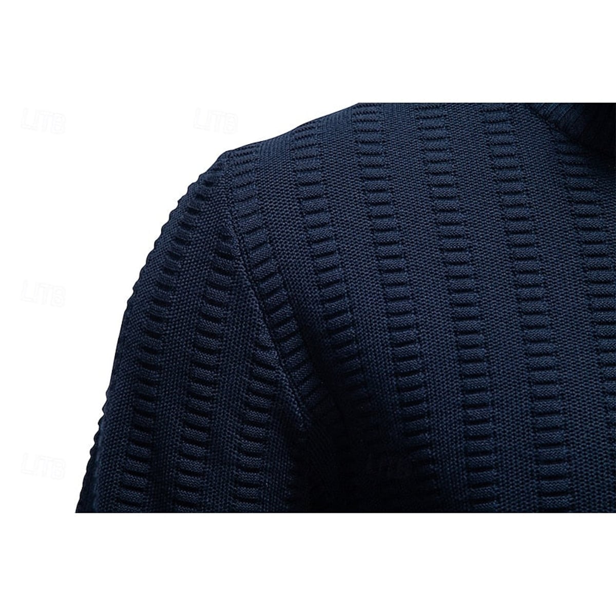 men's textured half-zip sweater