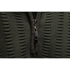 men's textured half-zip sweater