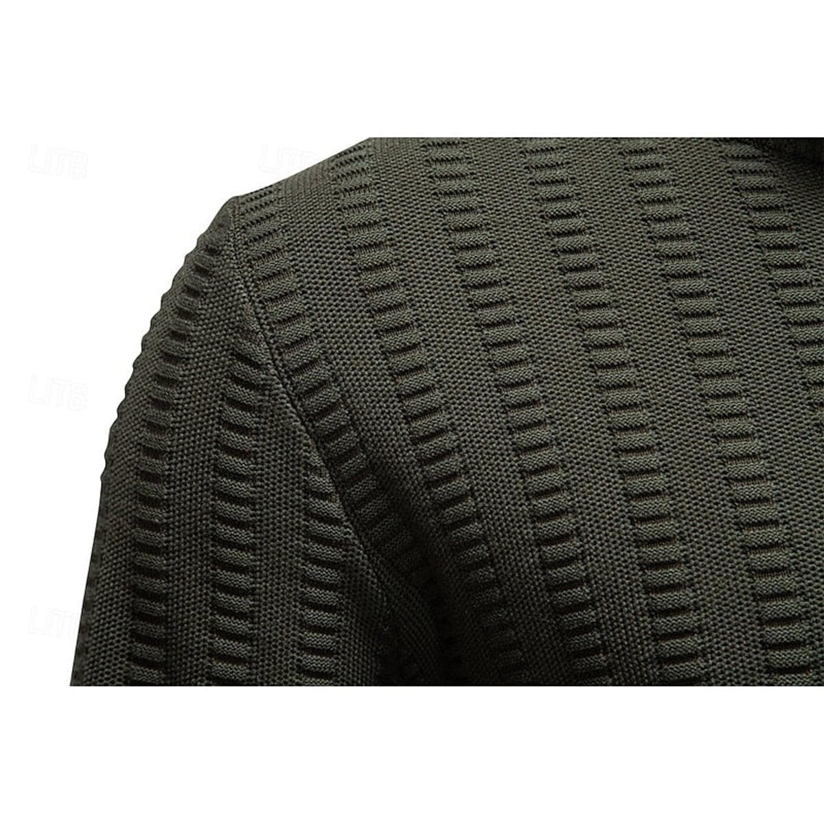 men's textured half-zip sweater
