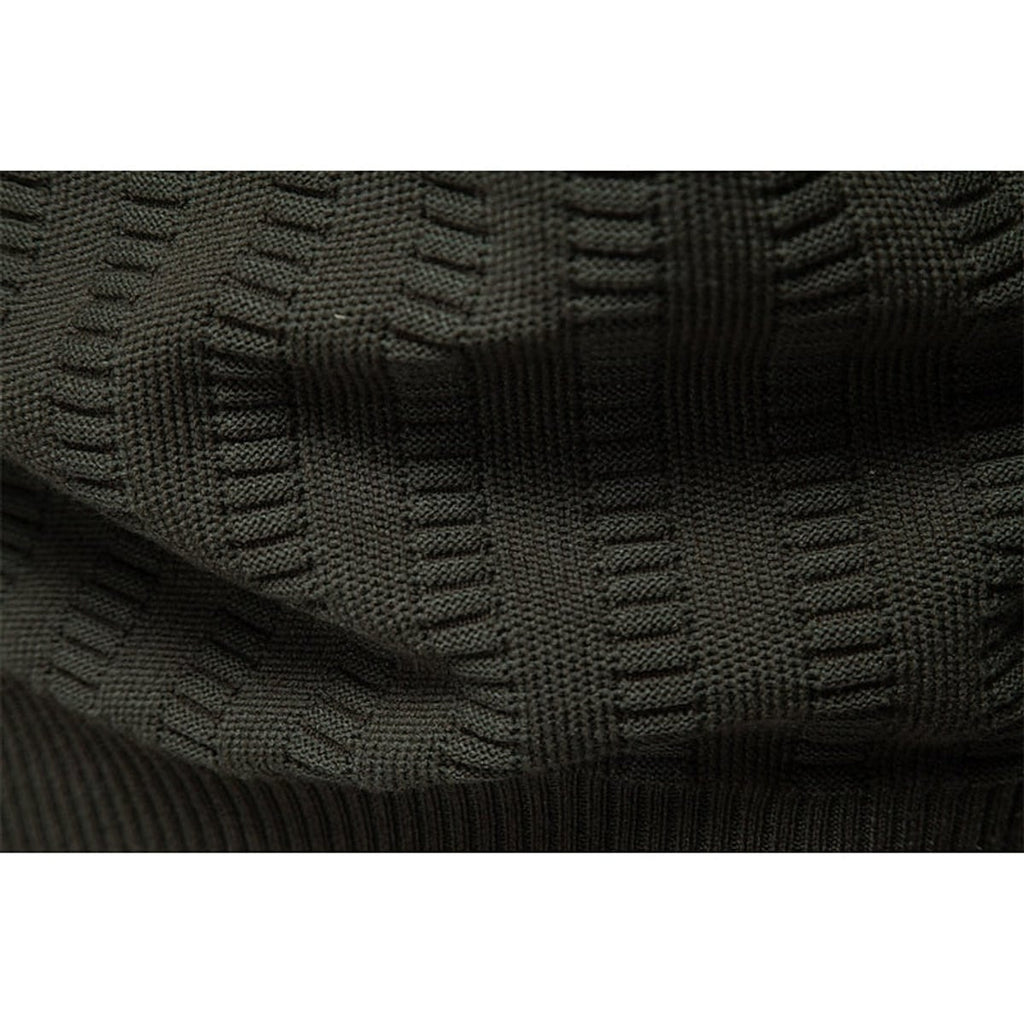 men's textured half-zip sweater