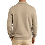 men's textured quarter-zip pullover