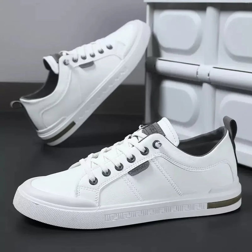 men's two-tone lace-up sneakers