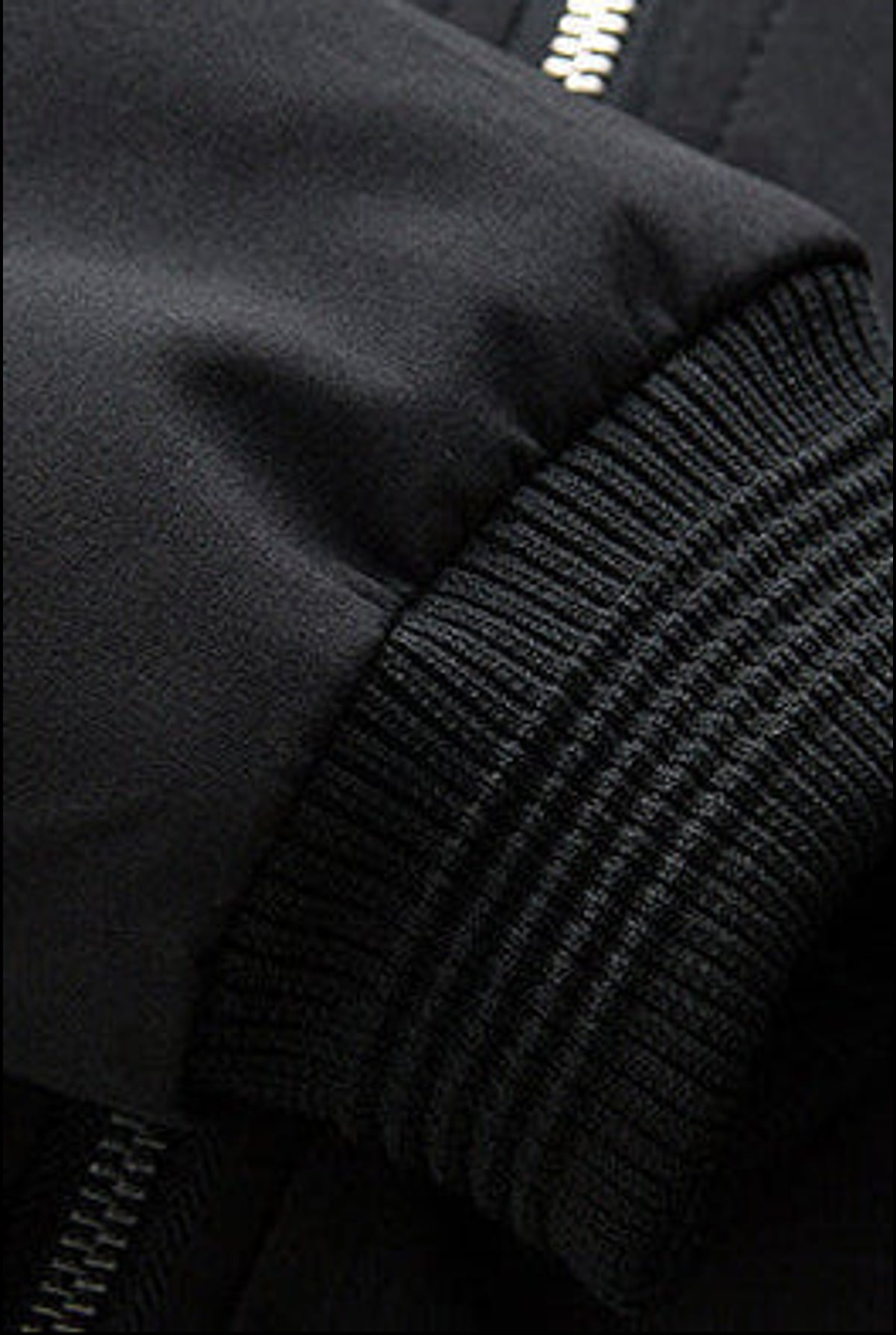 men's zip-up bomber jacket in extended sizes