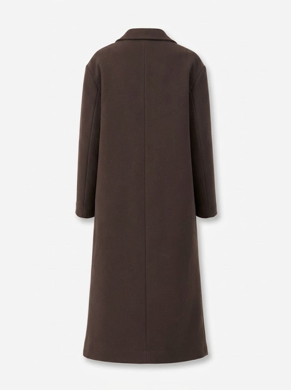 women's oversized double-breasted long coat