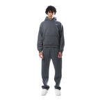 women's oversized hoodie tracksuit set in gray