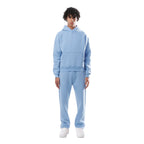 women's oversized hoodie tracksuit set in light blue