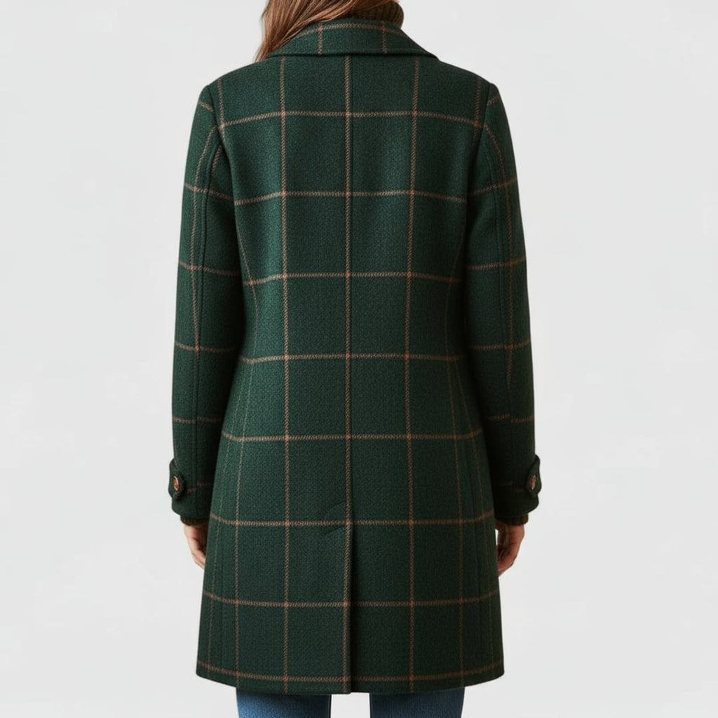 women's plaid coat