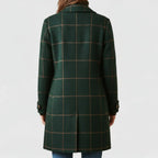 women's plaid coat