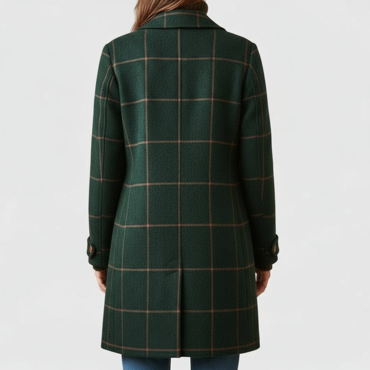 women's plaid coat