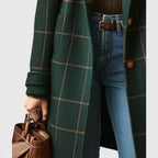 women's plaid coat