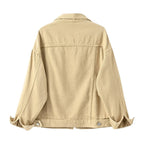 women's relaxed fit shirt jacket