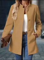 women's stand collar winter coat