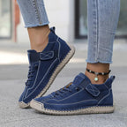 women's wide fit slip-on sneakers in blue (almost sold out!)