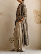 women's wide leg linen pants with drawstring